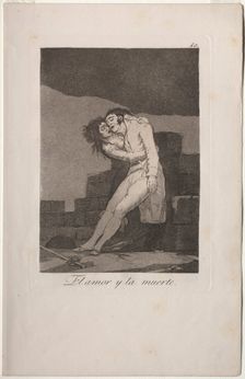Caprichos: Love and Death. Creator: Francisco de Goya (Spanish, 1746-1828)
