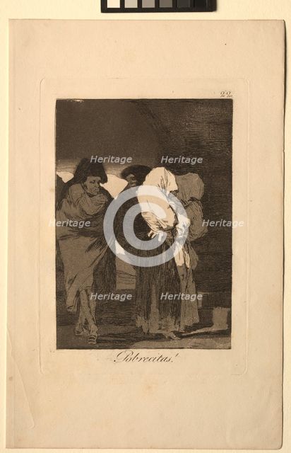 Caprichos: Poor Little Girls!. Creator: Francisco de Goya (Spanish, 1746-1828).