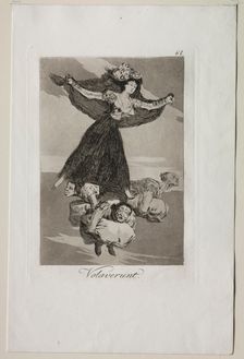 Caprichos: They Have Flown. Creator: Francisco de Goya (Spanish, 1746-1828)