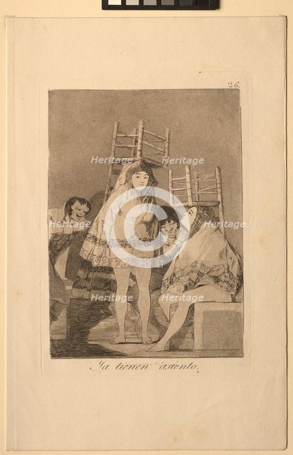 Caprichos: Theyve Already Got a Seat (i.e. bottom). Creator: Francisco de Goya (Spanish, 1746-1828).