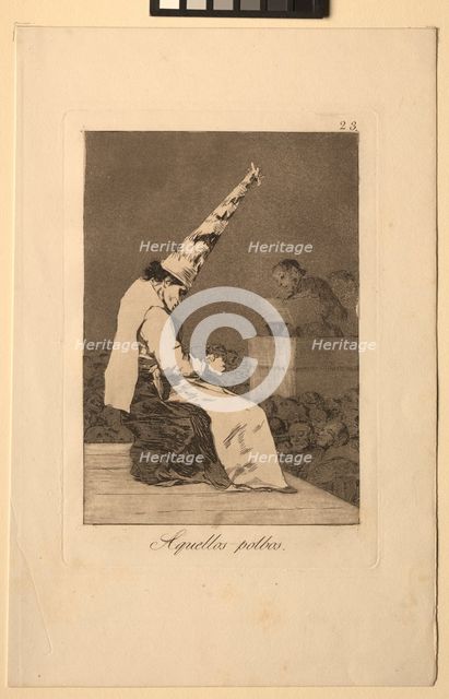 Caprichos: Those Specks of Dust. Creator: Francisco de Goya (Spanish, 1746-1828).