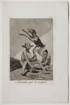 Caprichos: Wait Till Youve Been Anointed. Creator: Francisco de Goya (Spanish, 1746-1828)
