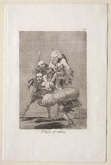 Caprichos: What One Does to Another. Creator: Francisco de Goya (Spanish, 1746-1828)