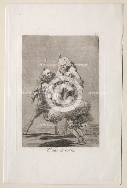 Caprichos: What One Does to Another. Creator: Francisco de Goya (Spanish, 1746-1828).