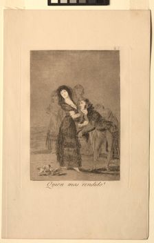 Caprichos: Which of Them is the More Overcome?. Creator: Francisco de Goya (Spanish, 1746-1828)
