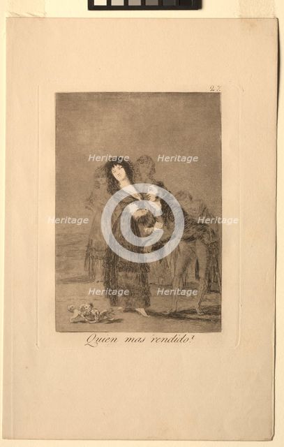 Caprichos: Which of Them is the More Overcome?. Creator: Francisco de Goya (Spanish, 1746-1828).