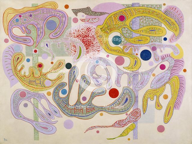 Capricious Forms (Formes capricieuses), 1937. Artist: Kandinsky, Wassily Vasilyevich (1866-1944)