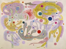 Capricious Forms (Formes capricieuses), 1937. Artist: Kandinsky, Wassily Vasilyevich (1866-1944)