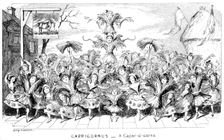 Capricornus - a Caper-o'-corns 19th century.Artist: George Cruikshank