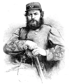 Capt. Williams, the winner...at the recent National Rifle Contest at Wimbledon, 1862. Creator: Unknown