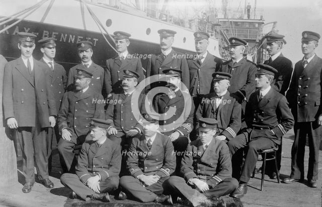 Capt. and crew of MACKAY-BENNETT, between c1910 and c1915. Creator: Bain News Service.
