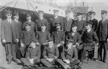 Capt. and crew of MACKAY-BENNETT, between c1910 and c1915. Creator: Bain News Service