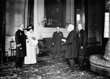 Capt. Arthur H. Rostron of Cunard Liner Carpathia'; James Bryce..., 1913. Creator: Harris & Ewing