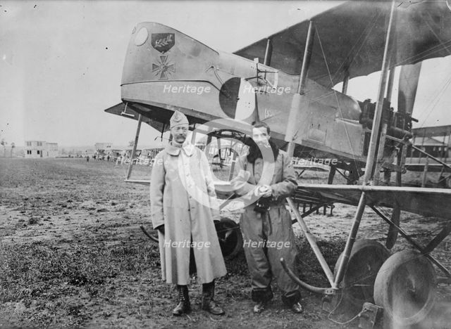 Capt. Berthaut and Capt. Hoppe [i.e. Happe], between c1914 and c1918. Creator: Bain News Service.