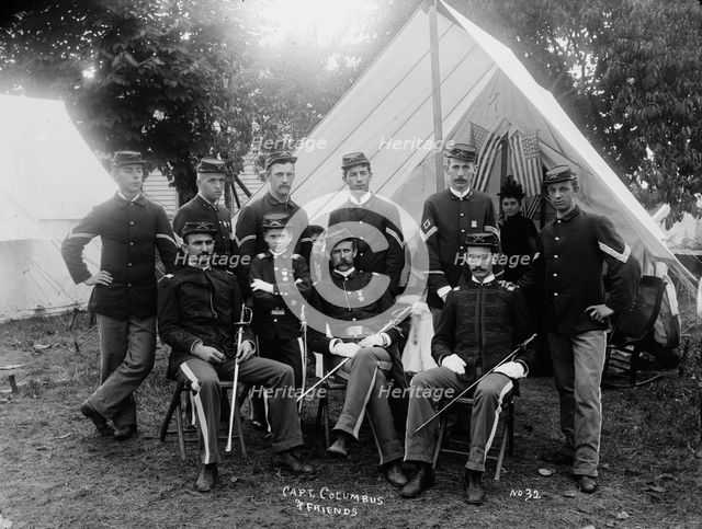 Capt. Columbus & friends, 1893. Creator: Unknown.
