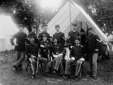 Capt. Columbus & friends, 1893. Creator: Unknown