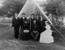 Capt. Simmons & friends, 1893. Creator: Unknown