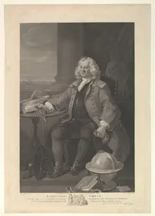 Captain Thomas Coram, December 1, 1796. Creator: William Nutter