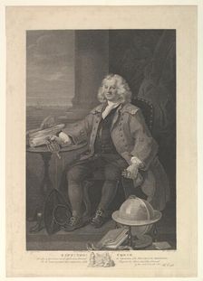 Captain Thomas Coram, December 1, 1796. Creator: William Nutter