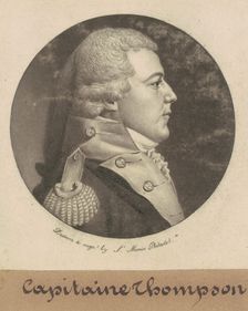Captain Thompson, 1800. Creator: Charles Balthazar Julien Févret de Saint-Mémin