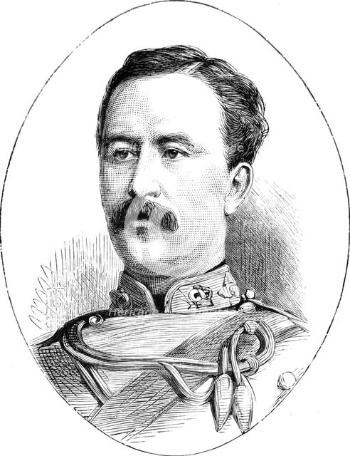 'Captain The Hon. E. V. Wyatt-Edgell', c1880. Artist: Unknown.