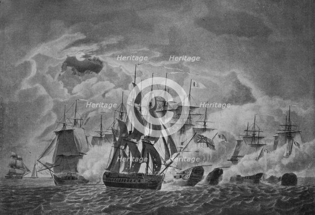 'Captain Trollope's Famous Action', c1800. Artist: Robert Dodd.