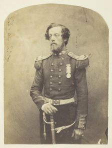 Captain Verschoyle, Grenadier Guards (an Early Photographer), Taken at the Crimea, 1855. Creator: Roger Fenton
