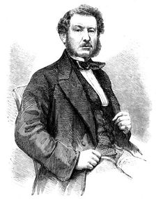 Captain William Harrison, Commander of the "Great Eastern" Steam-ship, 1858. Creator: Unknown