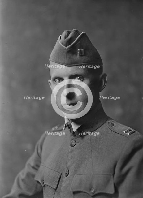 Captain Abram Poole, portrait photograph, 1918 Sept. 2. Creator: Arnold Genthe.