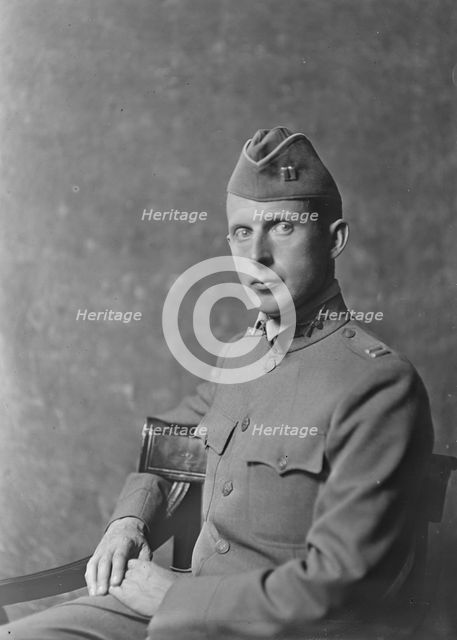 Captain Abram Poole, portrait photograph, 1918 Sept. 2. Creator: Arnold Genthe.
