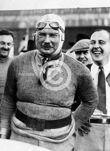 Captain Alastair Miller after Brooklands 500 mile race. Creator: Unknown.