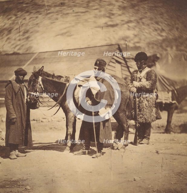 Captain Burnaby of the Grenadier Guards, 1855. Creator: Roger Fenton.