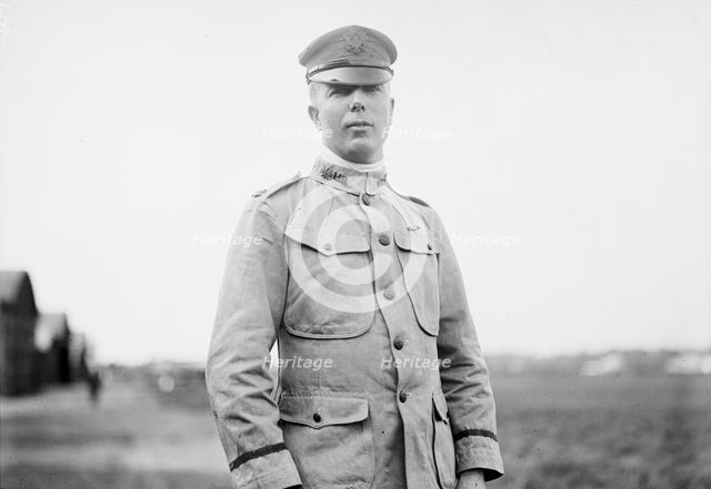 Captain C. Deforest Chandler, U.S. Army Aviator, Comdt. College Park Aviation Field, 1912. Creator: Harris & Ewing.