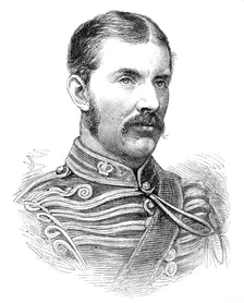 Captain C. Greer, R.A., killed in the Transvaal, 1881. Creator: Unknown
