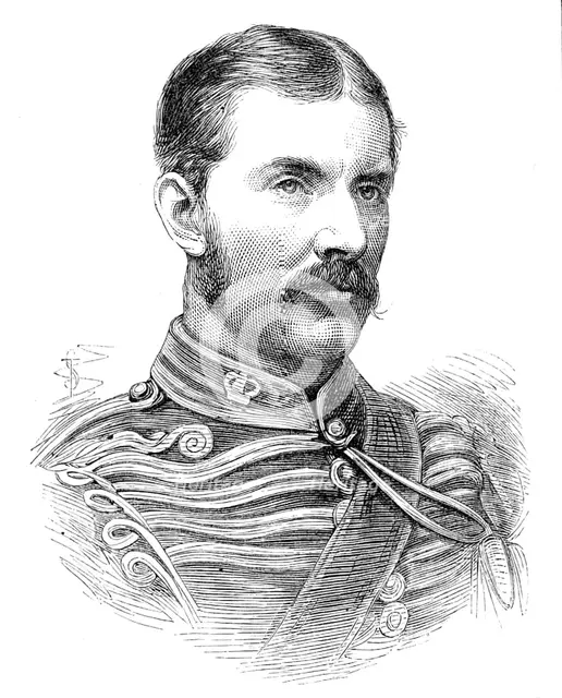 Captain C. Greer, R.A., killed in the Transvaal, 1881. Creator: Unknown.