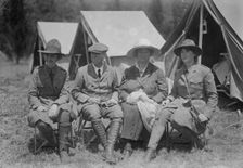 Captain Candace Hewitt, E.R. Hewitt & wife, Lucy Hewitt, 1916. Creator: Bain News Service