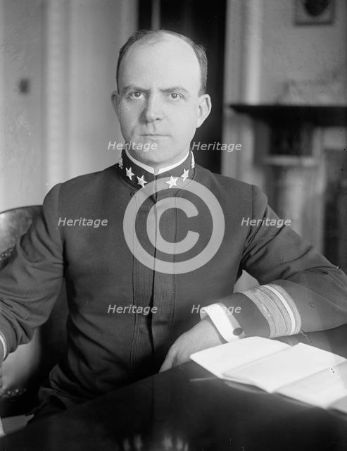 Captain Christian Joy Peoples, U.S.N., 1917. Creator: Harris & Ewing.