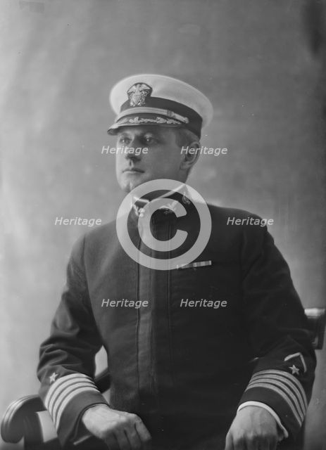 Captain Constein, portrait photograph, 1919 June 17. Creator: Arnold Genthe.