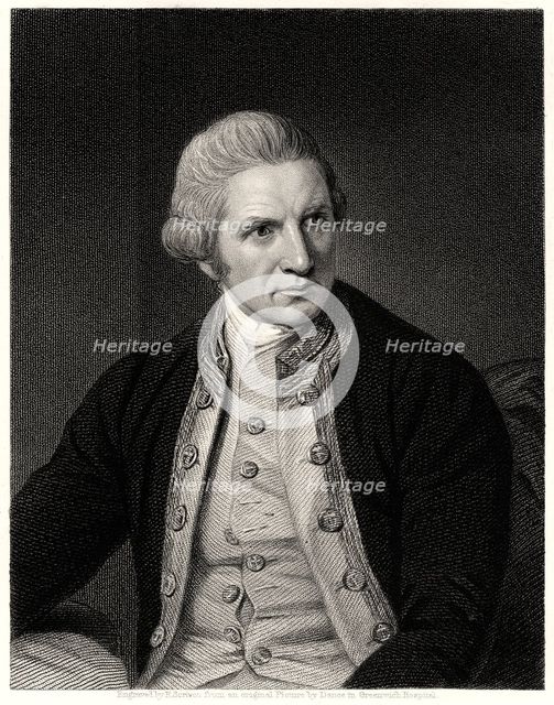 'Captain Cook', 19th century. Artist: E Scriven