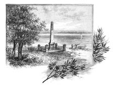 Captain Cook's landing place, Botany Bay, New South Wales, Australia, 1886