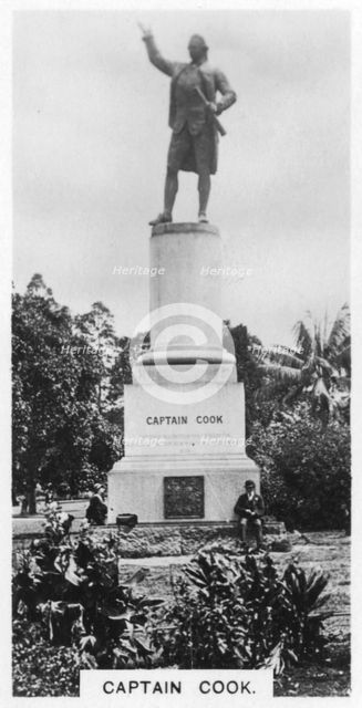 Captain Cook's statue, Australia, 1928. Artist: Unknown