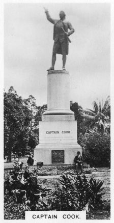 Captain Cook's statue, Australia, 1928