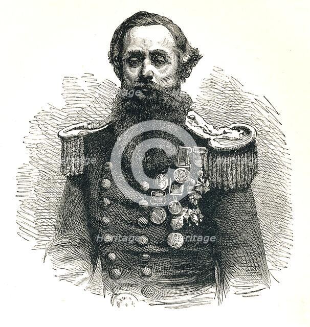 'Captain Cowper Phipps Coles', (1819-1870), English naval captain and inventor, 1893. Artist: Unknown.