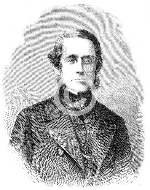 Captain Cowper Phipps Coles, R.N., 1862. Creator: Unknown.