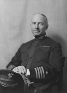 Captain Cyrus Miller, U.S.N., portrait photograph, 1918 Feb. 7. Creator: Arnold Genthe