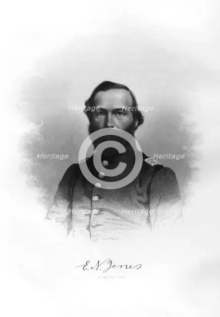 Captain Elisha N Jones, American soldier, (1872).Artist: John A O'Neill