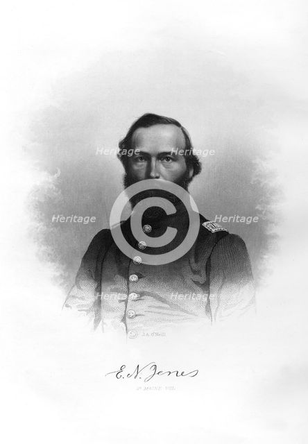 Captain Elisha N Jones, American soldier, (1872).Artist: John A O'Neill
