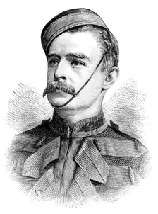 Captain F. E. Younghusband, King’s Dragoon Guards, Gold Medallist, Royal Geographical Society, 1890. Creator: R. Taylor