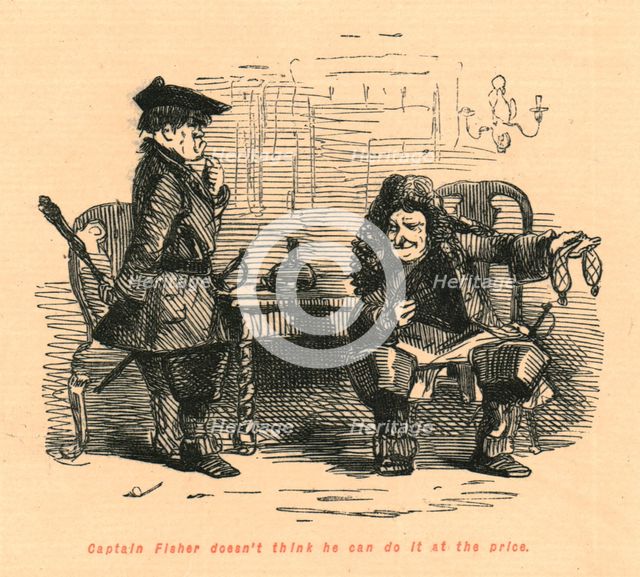 'Captain Fisher doesn't think he can do it at the price', 1897.  Creator: John Leech.