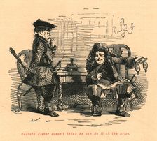 Captain Fisher doesn't think he can do it at the price 1897. Creator: John Leech